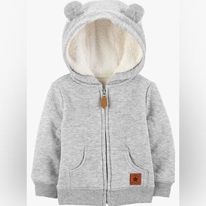 NWOT Carter’s Teddy Zip Up 3-6M